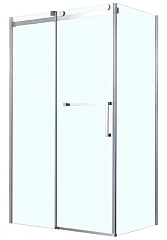 Душевое ограждение Azario Ванкувер 90х120х200 L прозрачное стекло 8 мм, цвет профиля серебро без поддона
