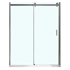 Душевое ограждение Azario Берн DRO 170х195 прозрачное стекло 6 мм, цвет профиля хром без поддона