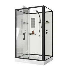 Душевая кабина Niagara Standart ST120/90/15Q/BL/BK 120х90х200 без крыши