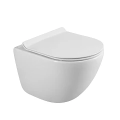 Подвесной унитаз BelBagno Аманда/Amanda 36*49,5 безободковый с крышкой-сиденьем микролифт