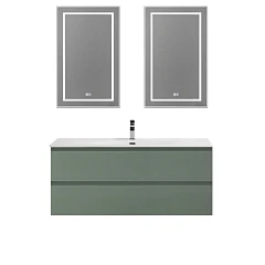 Комплект мебели BelBagno Крафт/Kraft 120 с двумя ящиками еловый матовый (раковина BB-8099-120)
