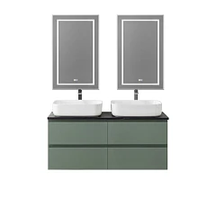 Комплект мебели BelBagno Крафт/Kraft 120 с четырьмя ящиками еловый матовый (столешница Marmo Nero Opaco)