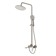 Душевая стойка Grossman Галакси/Galaxy 500.K35.01.120 с изливом брашированный никель