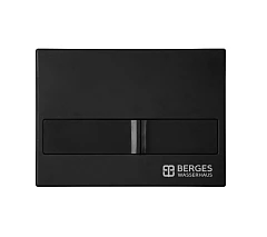 Клавиша смыва Berges Novum L5 Soft Touch черная матовая Клавиша смыва Berges Novum L5 Soft Touch черная матовая