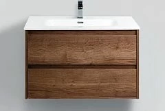 Тумба с раковиной BelBagno Kraft 80 Rovere Tabacco подвесная