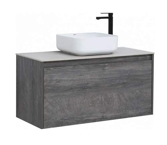 Тумба под раковину Aquanet Nova Lite 100 дуб рошелье (1 ящик)