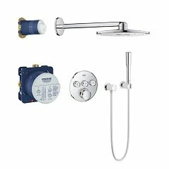 Душевой комплект Grohe Grohtherm SmartControl 34705000 с термостатом хром