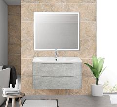 Тумба с раковиной BelBagno Acqua 100 Cemento Verona Grigio