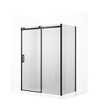 Душевой уголок Ambassador Benefit 19021201HB-100HB 120*100*200 L/R черный матовый без поддона