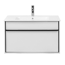 Тумба с раковиной Aquanika Mono 80 белая