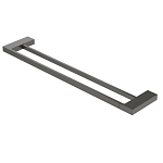 Полотенцедержатель Cezares Slider SLIDER-THD-60-GM двойной оружейная сталь Полотенцедержатель Cezares Slider SLIDER-THD-60-GM двойной оружейная сталь