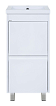 Тумба с раковиной Misty Алиса 40 напольная белая