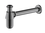 Сифон для раковины Timo 960/18L черное золото Сифон для раковины Timo 960/18L черное золото