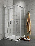 Душевой уголок Radaway Premium Plus C графитовое стекло 80*80*190 без поддона Душевой уголок Radaway Premium Plus C графитовое стекло 80*80*190 без поддона