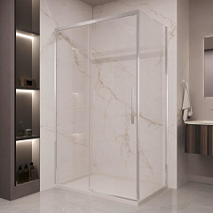 Душевой уголок Vincea Stella 130*100 профиль хром без поддона