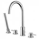 Смеситель на борт ванны ABBER Wasser Kreis AF8113 на 4 отверстия, хром Смеситель на борт ванны ABBER Wasser Kreis AF8113 на 4 отверстия, хром