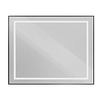 Зеркало BelBagno Kraft SPC-KRAFT-1000-800-SENS-NERO 100*80 черное с Led-подсветкой Зеркало BelBagno Kraft SPC-KRAFT-1000-800-SENS-NERO 100*80 черное с Led-подсветкой