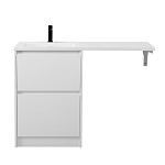 Тумба с раковиной BelBagno Kraft LVD 120 L под стиральную машину Bianco Opaco Тумба с раковиной BelBagno Kraft LVD 120 L под стиральную машину Bianco Opaco