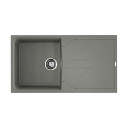 Кухонная мойка Omoikiri Yasugata 100*50 гранитная крошка Leningrad Grey с крылом