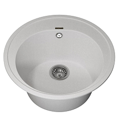 Кухонная мойка Uperwood Quartz UPD-01 51х51 белая матовая Кухонная мойка Uperwood Quartz UPD-01 51х51 белая матовая