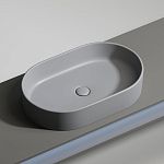 Накладная раковина Ceramicanova Element 60,8*38,5 антрацит матовый Накладная раковина Ceramicanova Element 60,8*38,5 антрацит матовый