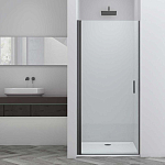 Душевая дверь в нишу Vincea Alpha 90*195 L/R профиль вороненая сталь без поддона Душевая дверь в нишу Vincea Alpha 90*195 L/R профиль вороненая сталь без поддона