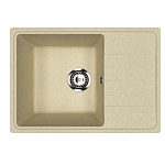 Кухонная мойка Uperwood ECON UPD-506 60х42 бежевая матовая Кухонная мойка Uperwood ECON UPD-506 60х42 бежевая матовая