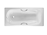 Чугунная ванна Byon B15 160х75 с ручками хром Чугунная ванна Byon B15 160х75 с ручками хром