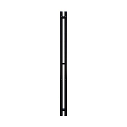 Электрический полотенцесушитель Toni Arti Siena pulsante 2П 10*120 черный матовый