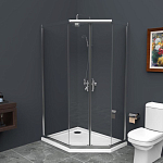 Душевой уголок BelBagno UNO-195-PH-2-100/80-C-Cr 100*80*195 L/R без поддона Душевой уголок BelBagno UNO-195-PH-2-100/80-C-Cr 100*80*195 L/R без поддона
