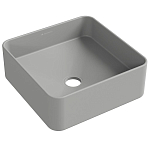 Накладная раковина Aqueduto Espiral ESP0330 37*37 серая матовая