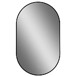 Зеркало Art&Max Torino 60*100 с подсветкой черное