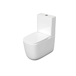 Унитаз-компакт Aquatek Optima Plus Square безободковый, Торнадо с крышкой-сиденьем микролифт