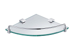 Стеклянная полка Timo Selene 10073/00 chrome угловая Стеклянная полка Timo Selene 10073/00 chrome угловая