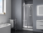 Душевая дверь в нишу BelBagno DUE-BF-1-140-C-Cr 140*190 L/R без поддона Душевая дверь в нишу BelBagno DUE-BF-1-140-C-Cr 140*190 L/R без поддона