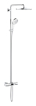 Душевая стойка Grohe Rainshower Smartactive 26657000 с термостатом и изливом хром Душевая стойка Grohe Rainshower Smartactive 26657000 с термостатом и изливом хром