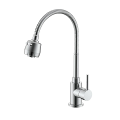 Смеситель Splenka S201.47 для кухни с гибким изливом хром Смеситель Splenka S201.47 для кухни с гибким изливом хром