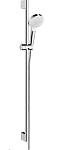 Душевая стойка Hansgrohe Crometta 26537400 хром/белый Душевая стойка Hansgrohe Crometta 26537400 хром/белый