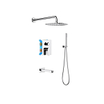 Душевой комплект Aquatek Оберон AQ1273CR Set 4в1 Душевой комплект Aquatek Оберон AQ1273CR Set 4в1