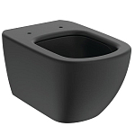Подвесной унитаз Ideal Standard Tesi 36*53 безободковый черный матовый Подвесной унитаз Ideal Standard Tesi 36*53 безободковый черный матовый