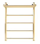 Водяной полотенцесушитель Indigo Line 50*70 золото с полкой