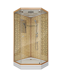 Душевая кабина Niagara Luxe NG-7701DG 90х90х210 L/R стенки золото Душевая кабина Niagara Luxe NG-7701DG 90х90х210 L/R стенки золото