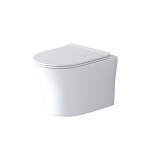 Подвесной унитаз Grossman Style GR-4475S 36,5*49 безободковый с крышкой-сиденьем микролифт Slim Подвесной унитаз Grossman Style GR-4475S 36,5*49 безободковый с крышкой-сиденьем микролифт Slim