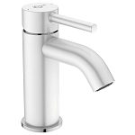 Смеситель Ideal Standard Ceraline BC203U5 для раковины с донным клапаном белый матовый/хром Смеситель Ideal Standard Ceraline BC203U5 для раковины с донным клапаном белый матовый/хром