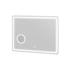 Зеркало Grossman Leo 90*80 Led подсветка с сенсорным выключателем  подогревом и увеличительным стеклом