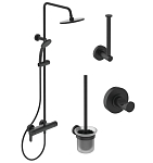 Промо-комплект Ideal Standard IdealRain BL750S1 черная матовая Промо-комплект Ideal Standard IdealRain BL750S1 черная матовая