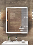 Зеркало Vigo Geometry Media 60*70 с подсветкой и многофункциональной панелью