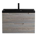 Тумба с раковиной BelBagno Vittoria 90 Pino (с черной раковиной) Тумба с раковиной BelBagno Vittoria 90 Pino (с черной раковиной)